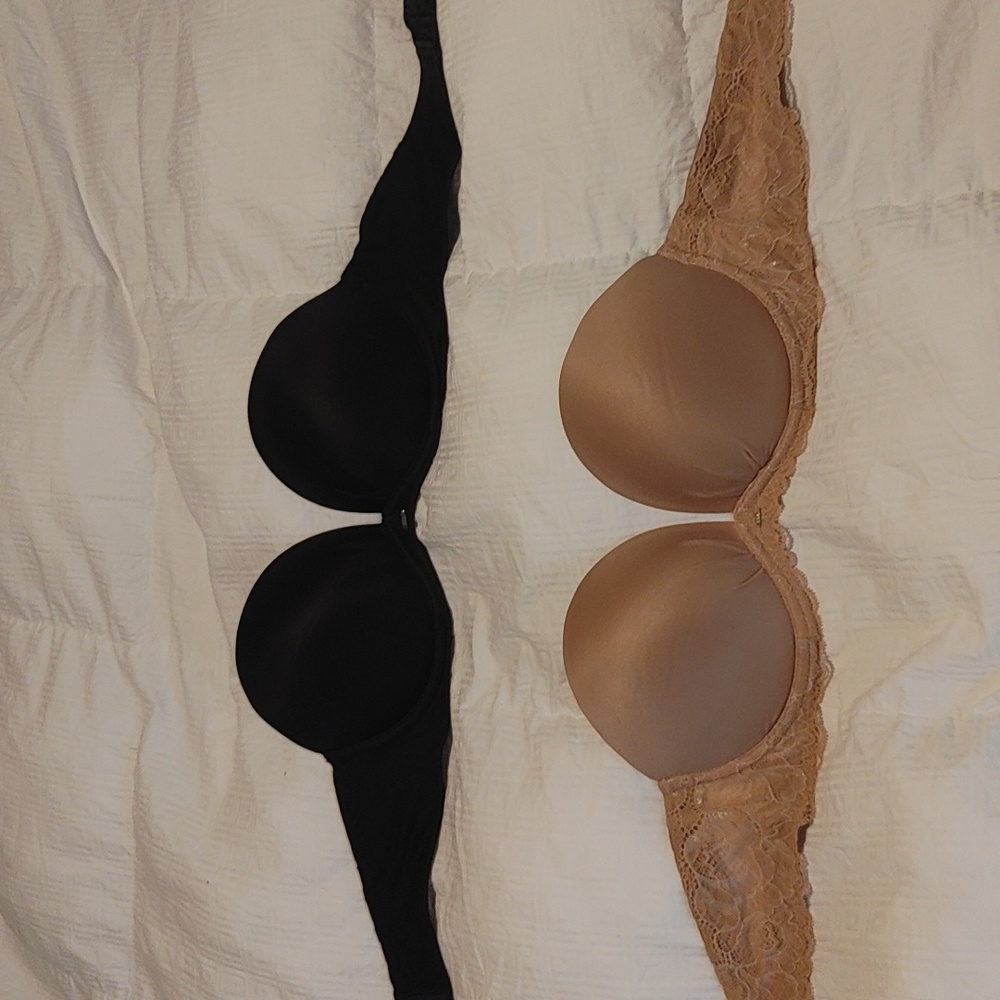 Victoria's secret 34D strapless bras